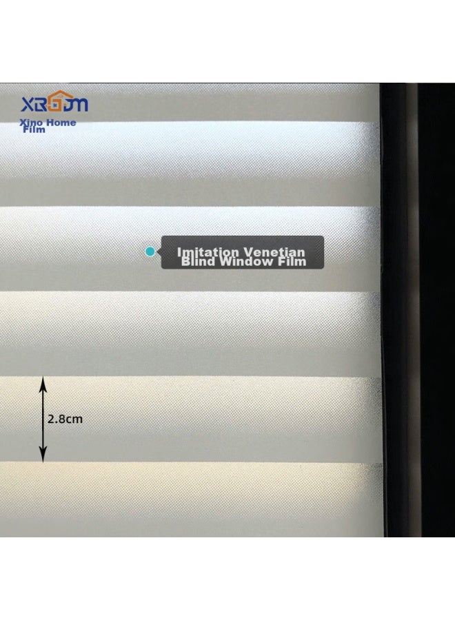 Xiruo Privacy Window Film, Bathroom Anti-exposure, Bedroom Balcony Toilet Privacy, Static Cling Window Sticker - Image 2