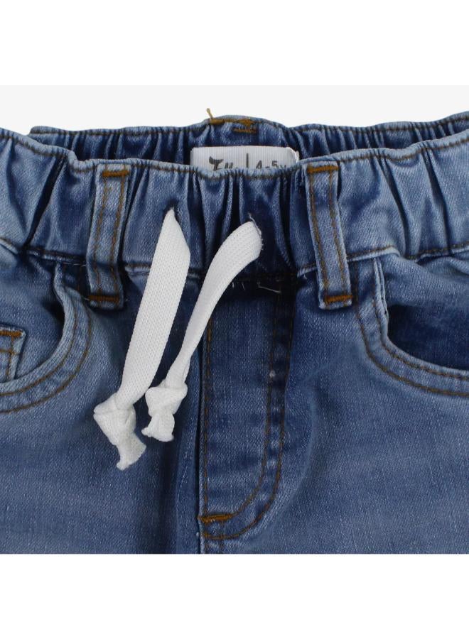 Boys Jean Shorts - Light Jeans - Image 3