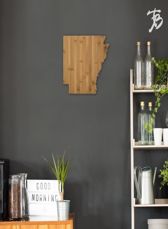 Totally Bamboo Arkansas State Shaped Serving and Cutting Board - Image 4