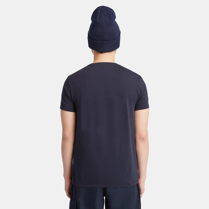 تمبرلاند تيشيرت اوستر ريفر تشيست لوجو للرجال