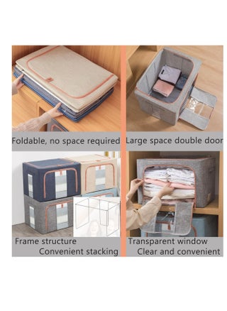 Storage bag with metal legs. 100-liter storage bag for storing all clothes, blankets, and furnishings. Made of high-quality materials to ensure the longest possible use (color may vary). - pzsku/Z9AC1E0C2110631333500Z/45/1742293194/f4e69a92-9d32-4774-87ca-3292f8457b8b