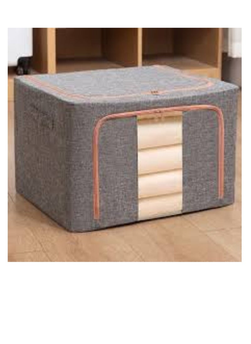 eBasket Storage bag with metal legs. 100-liter storage bag for storing all clothes, blankets, and furnishings. Made of high-quality materials to ensure the longest possible use (color may vary).  - Image 3