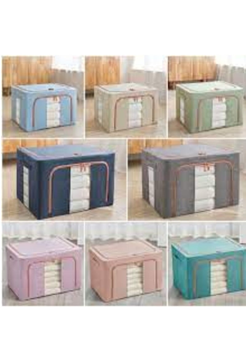 eBasket Storage bag with metal legs. 100-liter storage bag for storing all clothes, blankets, and furnishings. Made of high-quality materials to ensure the longest possible use (color may vary).  - Image 5