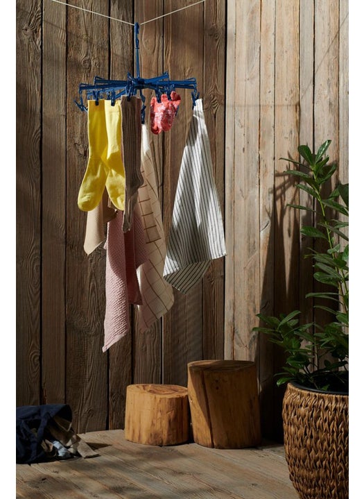 Camping Mini Clothesline, Blue