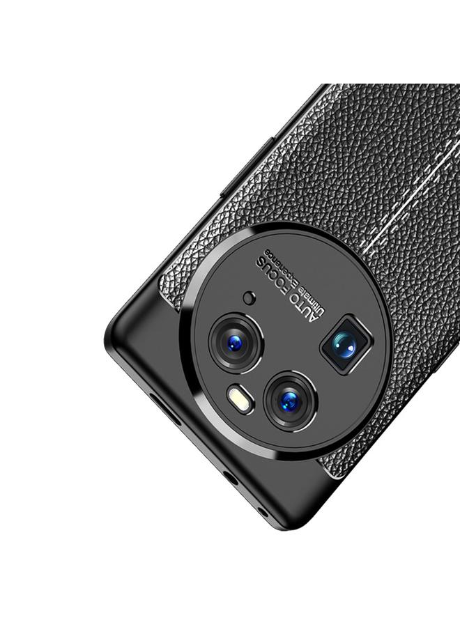 S-TOP Case For OPPO Find X6 Litchi Texture Shockproof TPU Phone Case - Image 3