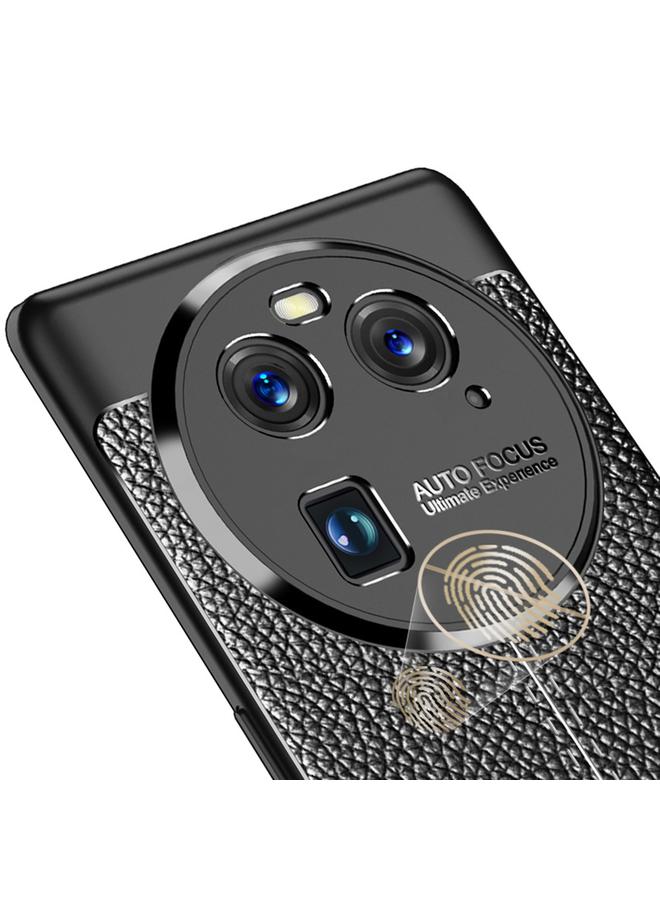 S-TOP Case For OPPO Find X6 Litchi Texture Shockproof TPU Phone Case - Image 5