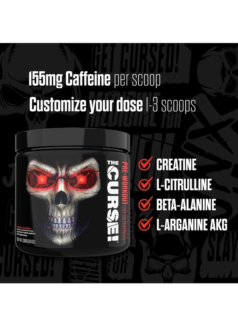 The Curse Pre Workout - Fruit Punch - (250 g)