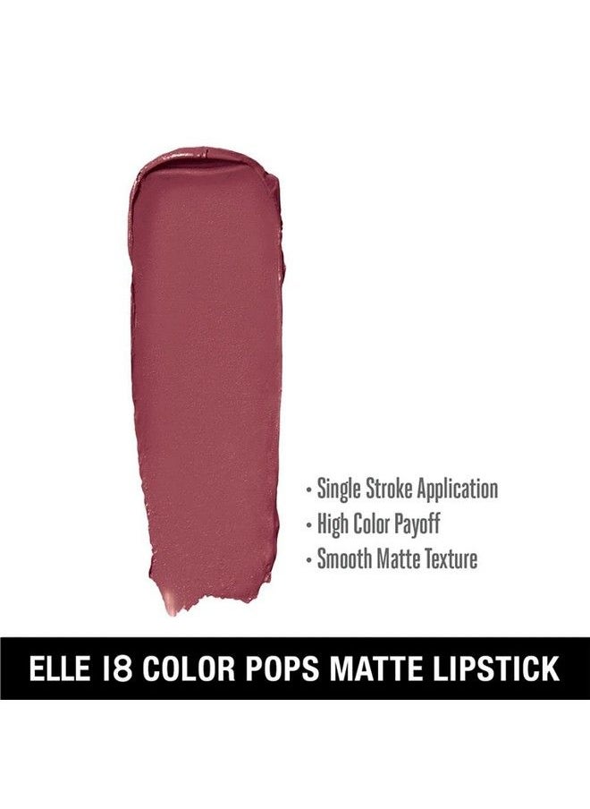 Elle18 - Color Pop Matte Lip Color W12 Mauve Date 4.3 G - Image 1