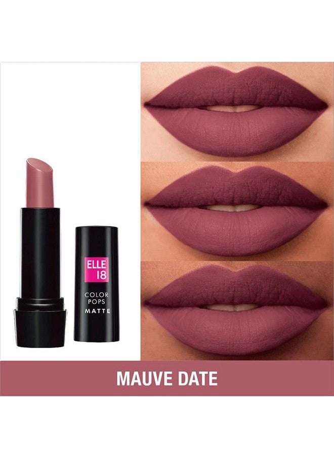 Elle18 - Color Pop Matte Lip Color W12 Mauve Date 4.3 G - Image 1