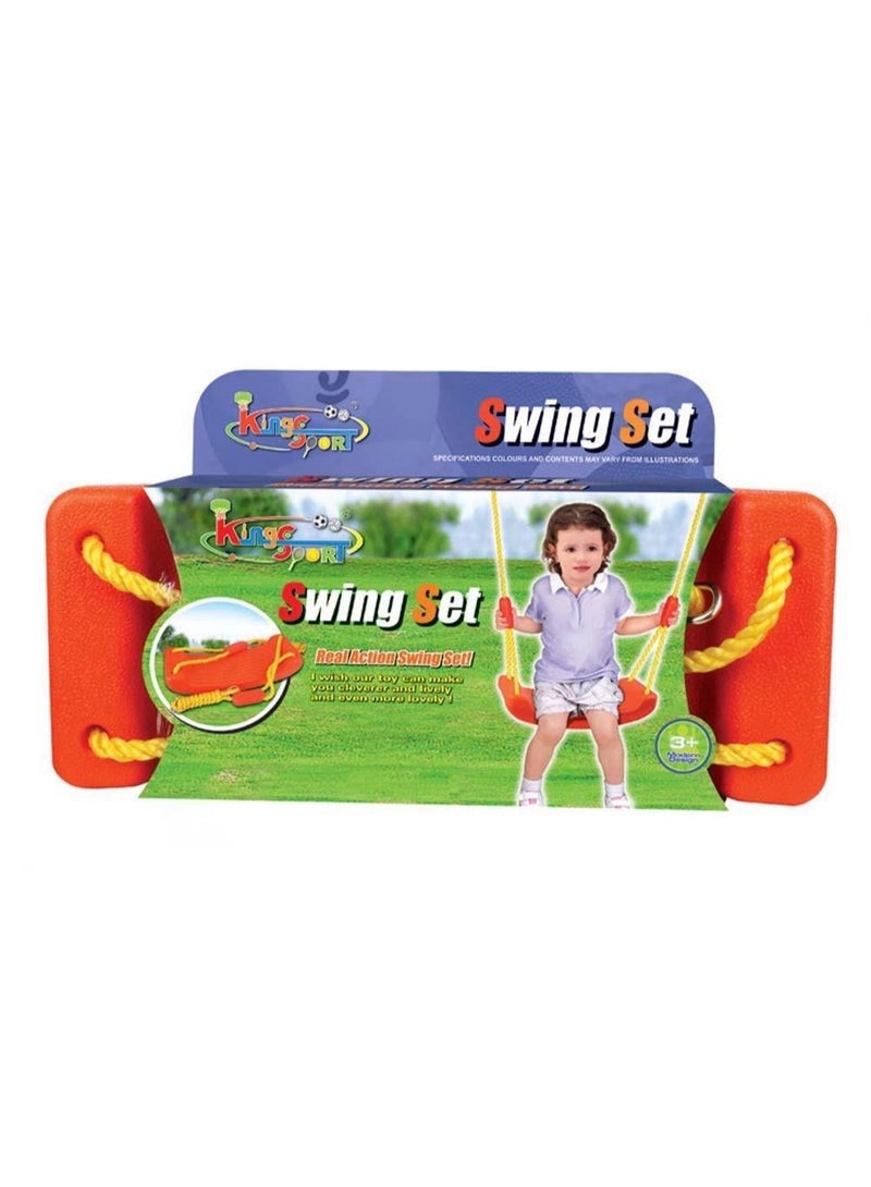 Toyland Kids Outdoor Swing Set with Rope & Seat – Durable Hanging Play Swing - Image 2