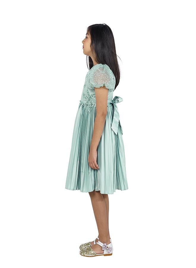 babyqlo Pleated Bodice Dress - Image 3
