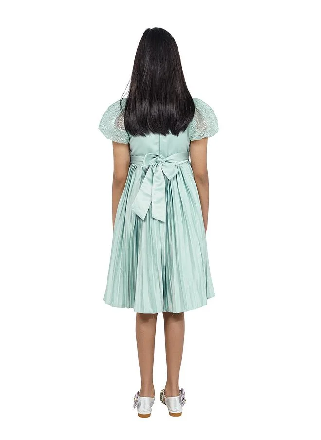 babyqlo Seafoam Dream Party Dress for Girls