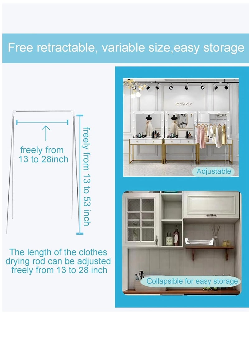 Loquat Portable Travel Garment Rack,Folding Clothes Rack for Dance,Travel,Camping, Drying,RV, Indoor,Outdoor. A Collapsible Mini Clothing Rack - Image 3