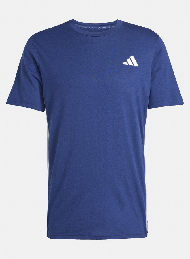 Adidas Train Essentials Training Feelready 3-Stripes T-Shirt  - Image 2