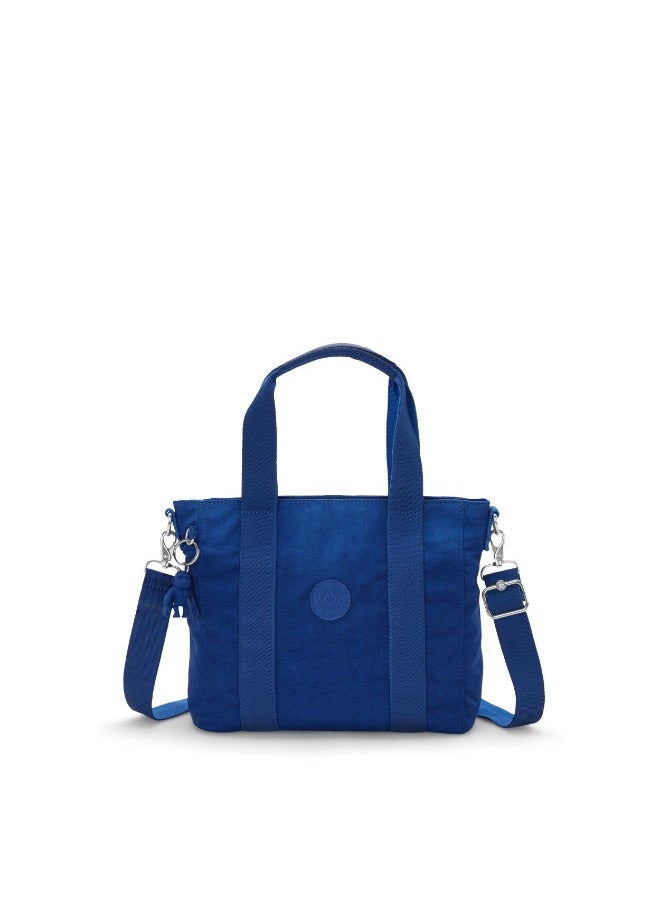 kipling حقيبة كيبلينج صغيرة (بحزام كتف قابل للإزالة) للنساء، أزرق سماوي غامق، أسيني ميني  - Image 1