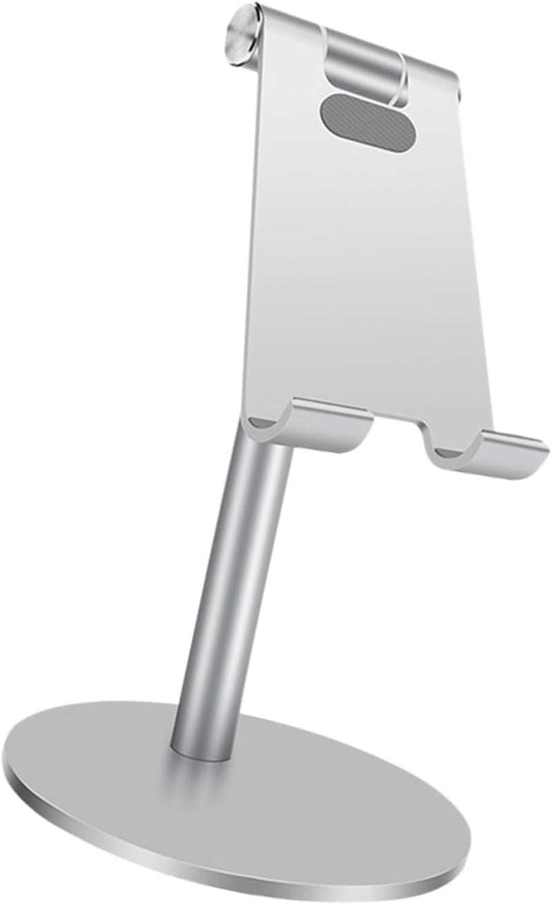 Phone Holder for Tablet Cell Phone Telescopic Stand Aluminum Bracket Charging Port - Image 1