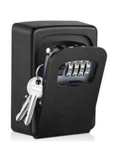 ALMUFARREJ Wall Mounted Key Lock Box Black  - Image 1