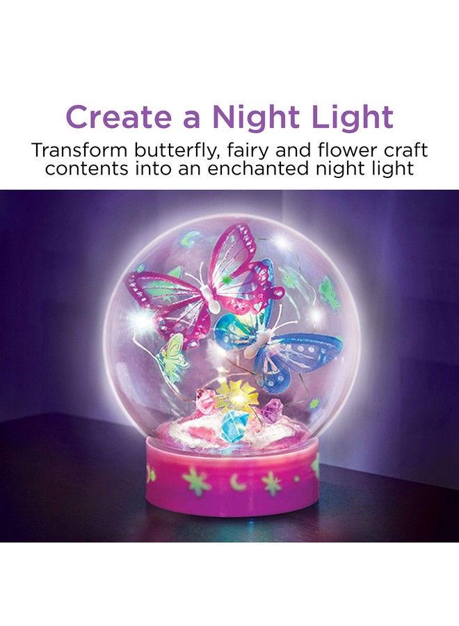 Creativity for Kids Butterfly Fairy Lights Craft Kit Makes 1 Butterfly Night Light For Kids - Image 3