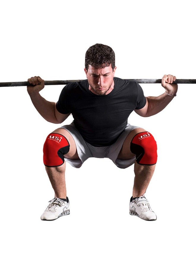 USI UNIVERSAL Neoprene Knee Sleeves, Ks7 Knee Sleeve Support For Fitness, Cross Training, Knee Injury (Pack Of 1 Pc, Extra-Large, 7Mm),Knee Support - Image 5