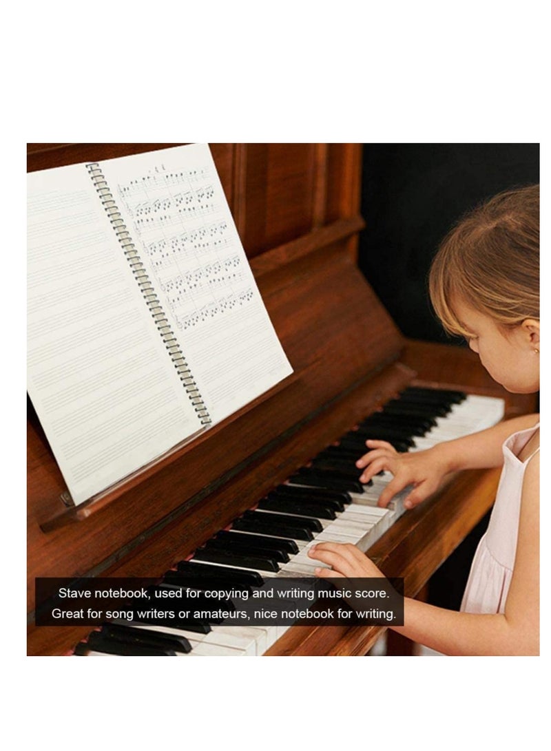 Generic Musical Notation Notebook, Blank Sheet Music Manuscript with 50 Pages for Composing and Arranging Music  - Image 2