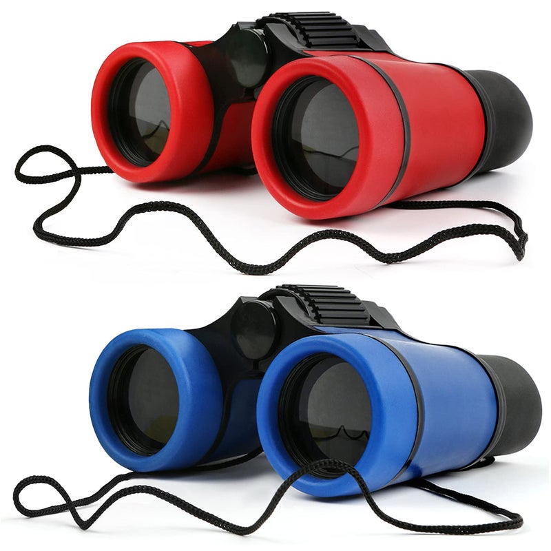 Scotamalone Kids Binoculars Shock Proof Toy Binoculars Set for Age 312 Years Old Boys Girls Bird Watching Educational Learning Hunting Hiking Birthday Presents - Image 3