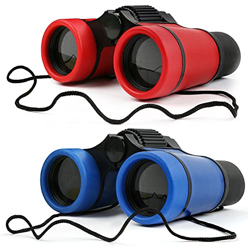 Scotamalone Kids Binoculars Shock Proof Toy Binoculars Set for Age 312 Years Old Boys Girls Bird Watching Educational Learning Hunting Hiking Birthday Presents - Image 1