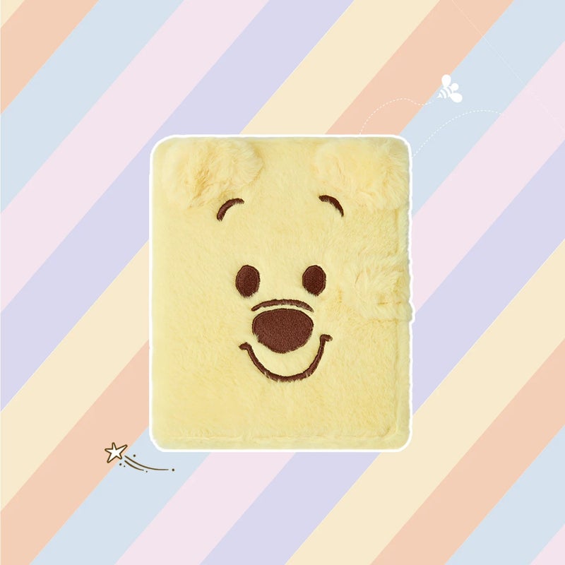 Disney Official Winnie the Pooh Strawberry Bear Plush Notebook A5 Cute Journal for Office Use - Image 4