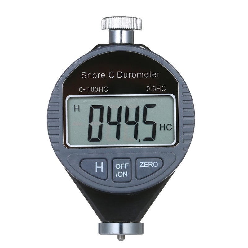 Portable 0-100HC Shore C Hardness Tester Meter Digital Durometer Scale for Sponge Soft Material with Large LCD Display - Image 1