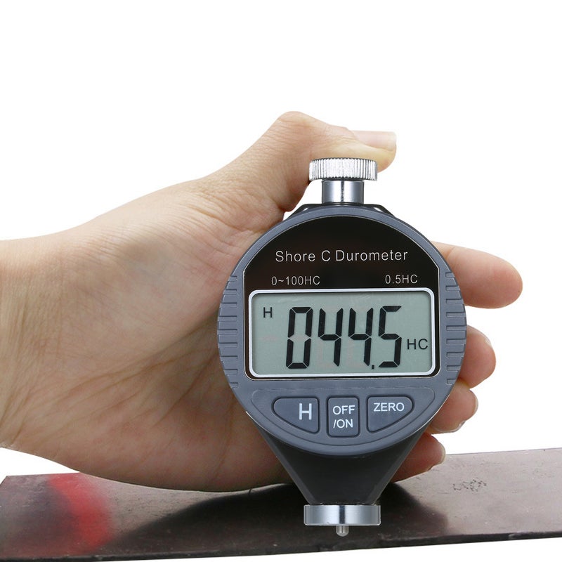 Portable 0-100HC Shore C Hardness Tester Meter Digital Durometer Scale for Sponge Soft Material with Large LCD Display - Image 2