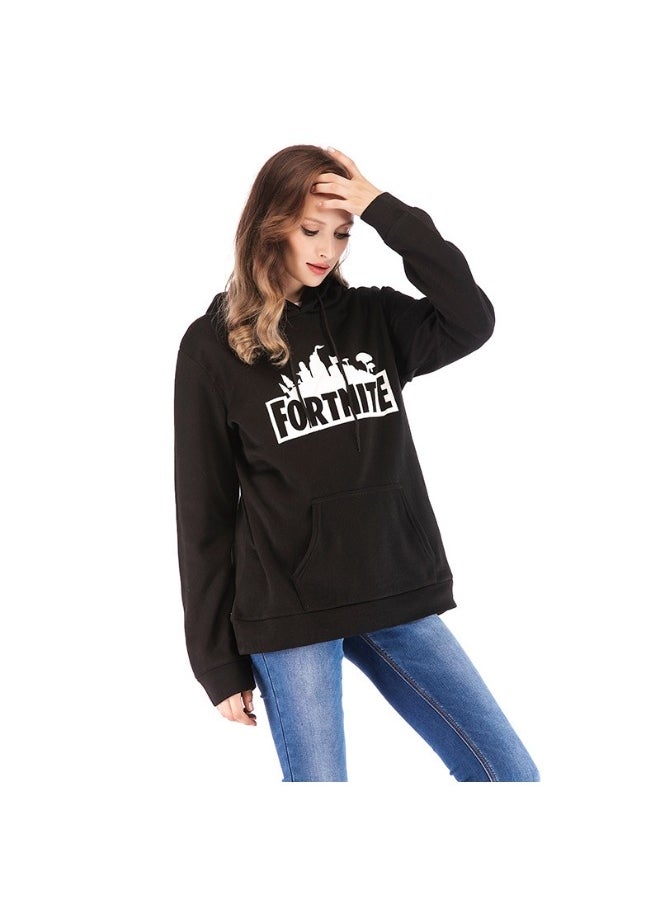 HALAMODO Unisex Hoodies Long-Sleeved Printed Tops Casual Sweatshirts Soft Sportswear Fashion Youth Pullovers with Drawstrings and Large Pockets for Daily Wear  - Image 2
