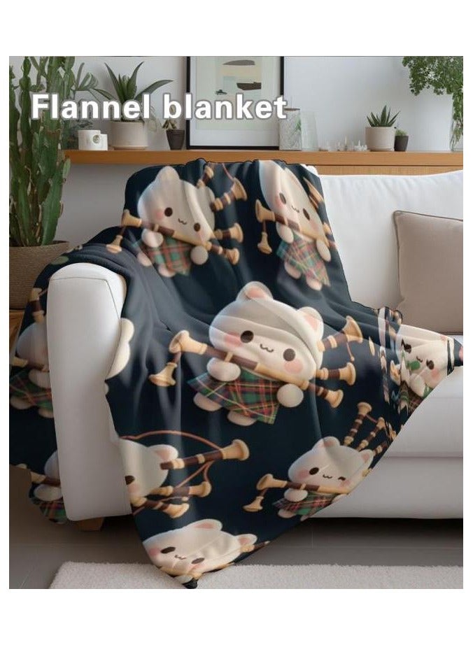 general Flannel thin blanket (warm and comfortable, suitable for sleep, gaming, dust removal and sandproof) 150cm*200cm - 212 - Image 1