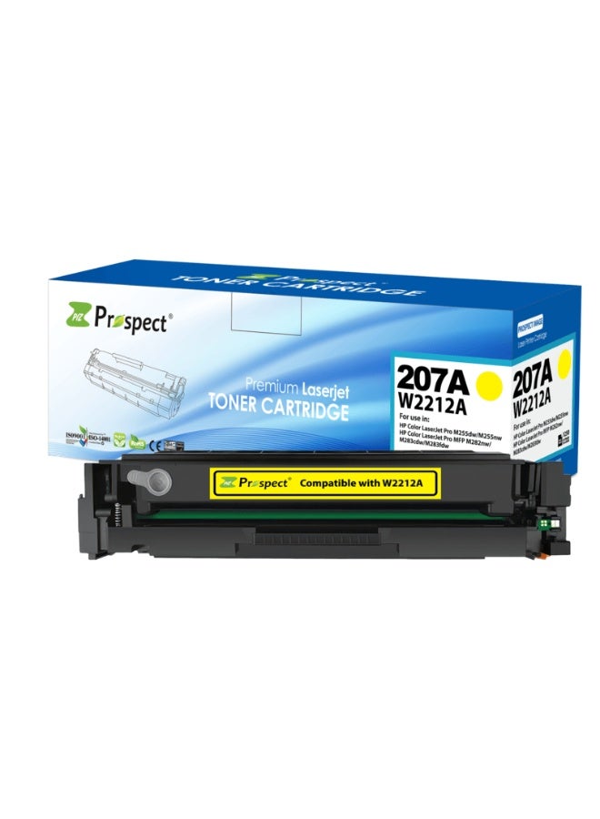 Prospect Toner 207A W2212A Yellow Laser Compatible with HP 207A W2212A for Printers HP LaserJet Pro M255dw M255nw HP Color LaserJet Pro MFP M282nw M283cdw M283fdw ( Yellow ) - Image 3