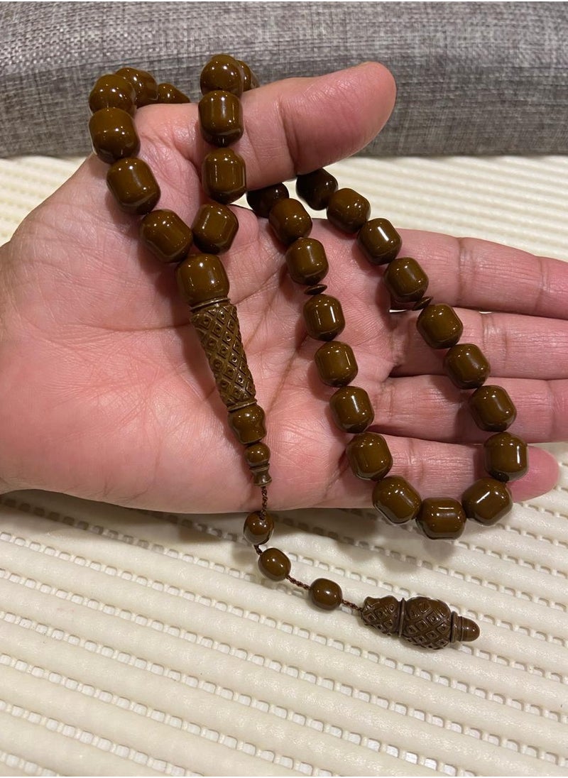 JewelryJo - Faturan Prayer Beads For Men 33 Beads Size10mm*11.5mm - Image 1
