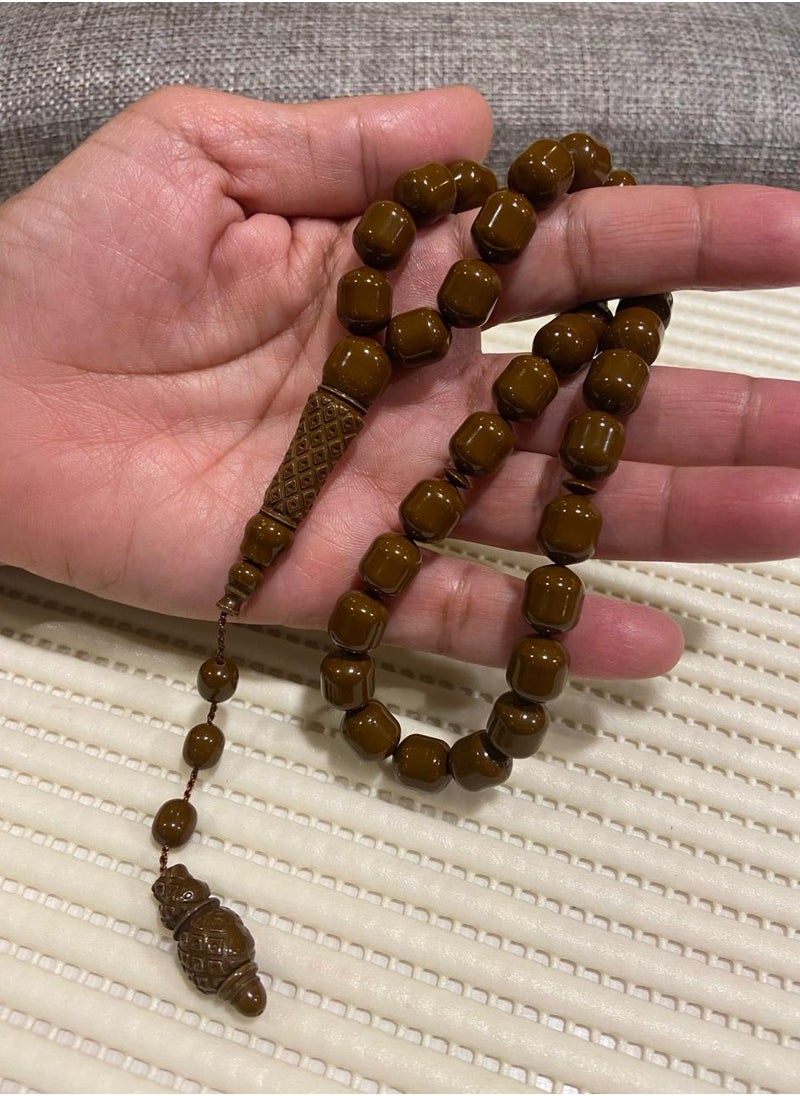 JewelryJo - Faturan Prayer Beads For Men 33 Beads Size10mm*11.5mm - Image 1