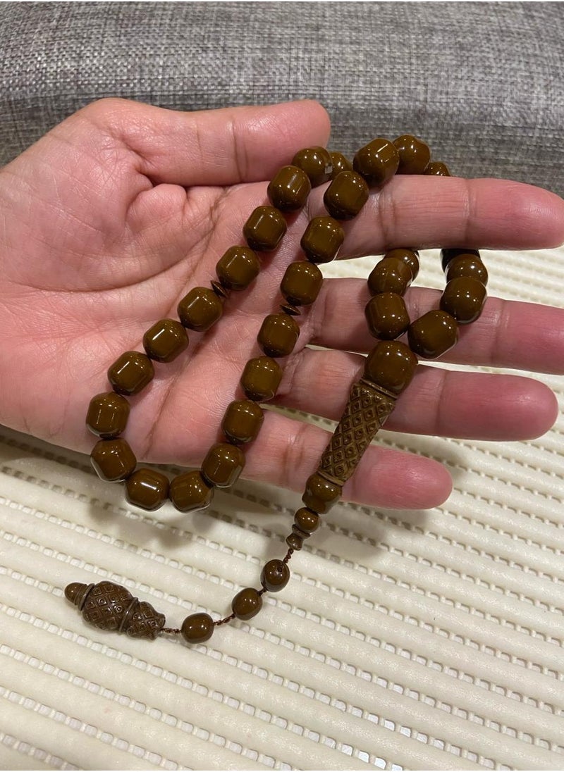 JewelryJo - Faturan Prayer Beads For Men 33 Beads Size10mm*11.5mm - Image 1