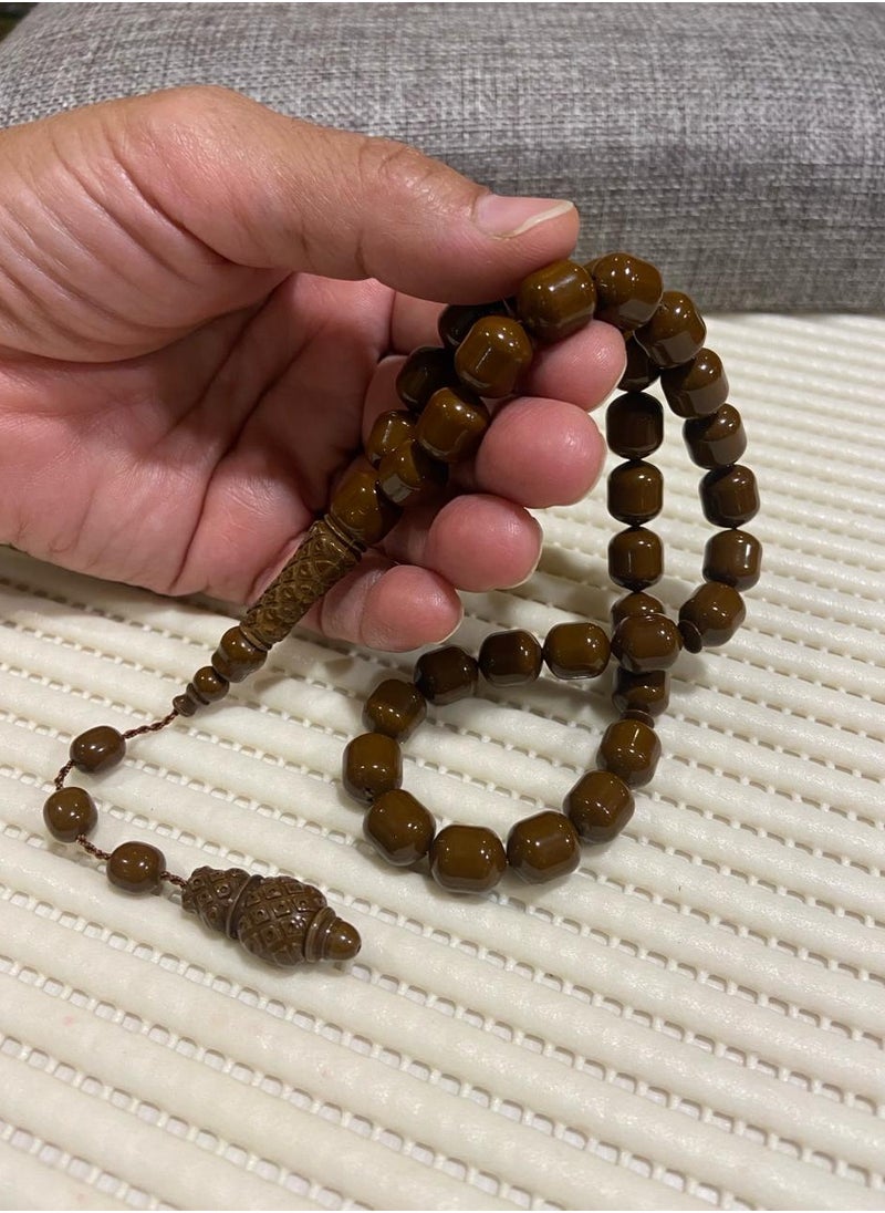 JewelryJo - Faturan Prayer Beads For Men 33 Beads Size10mm*11.5mm - Image 1