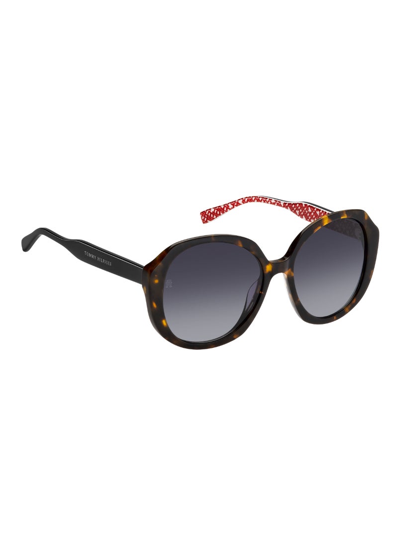 TOMMY HILFIGER Women's UV Protection Butterfly Shape Acetate Sunglasses TH 2106/S GREY 53 - Lens Size: 52.7 Mm - Hvn - Image 2