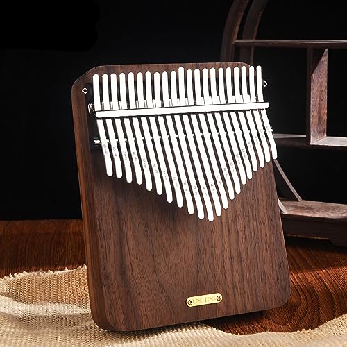 LingTing Kalimba 21 keys Thumb Piano Mbira Finger Piano Gift for Kids Adult Beginners Professional（LT-K21W,rain whisperer) - Image 3