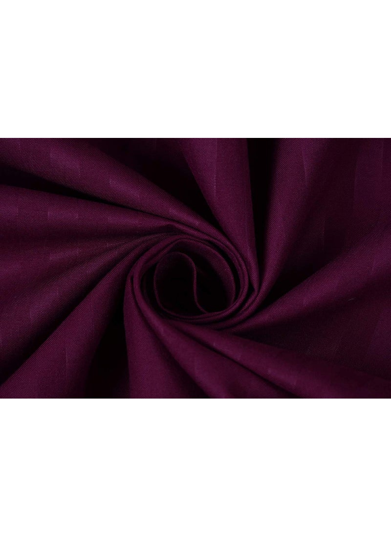 STEDO STEDO Homes Poly Cotton Solid Stripe Deisgner Diwan Set of 8 Pieces One Single Deewan Bedsheet with Cushion Bolster Cover for Single Bed Color Wine Full Size  - Image 2