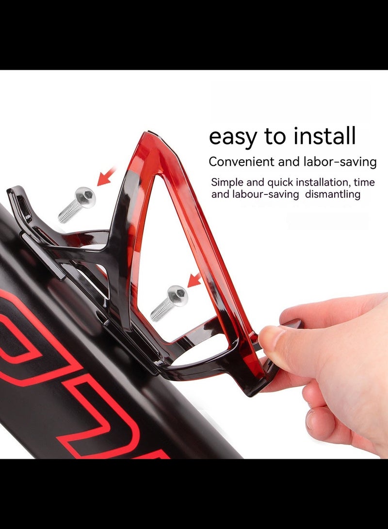 ESLNF Bike Water Bottle Cage,Durable Ultralight Plastic Water Drink Holder Rack - Image 4