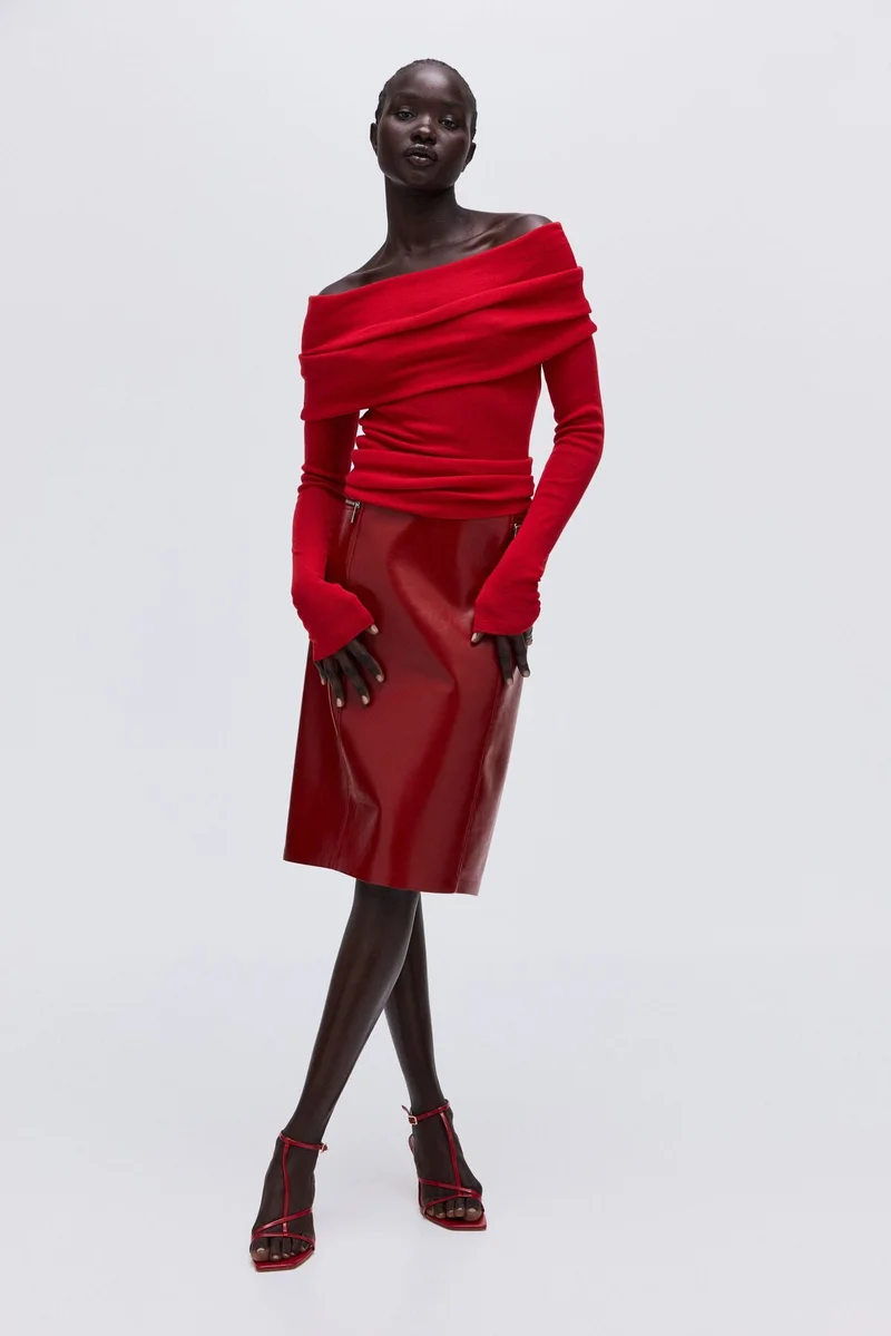 H&M Off-the-shoulder jumper