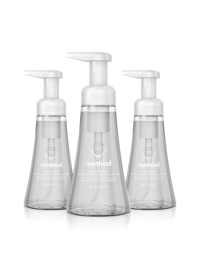 Method Foaming Hand Soap, Sweet Water, Paraben and Phthalate Free, Biodegradable Formula, 10 fl oz (Pack of 3) - Image 1