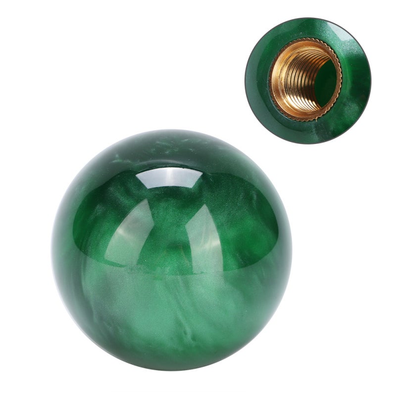 Marble Style Gear Shift Knob 1 Piece Spherical Shape - Ergonomic Comfortable Grip Shifter Knob - Durable Fade-Resistant Shift Knob for All Cars - Image 3