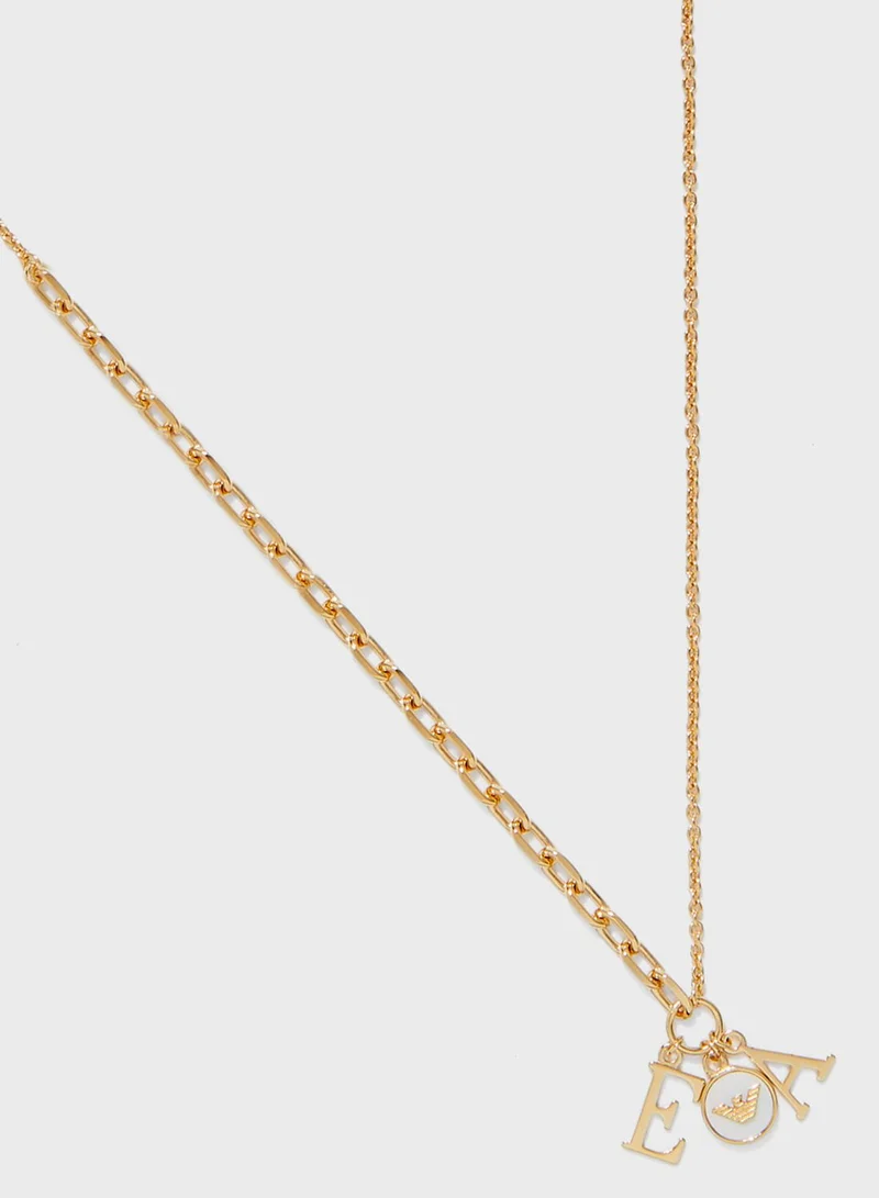 EMPORIO ARMANI EG3421710 Charmed Sterling Necklace