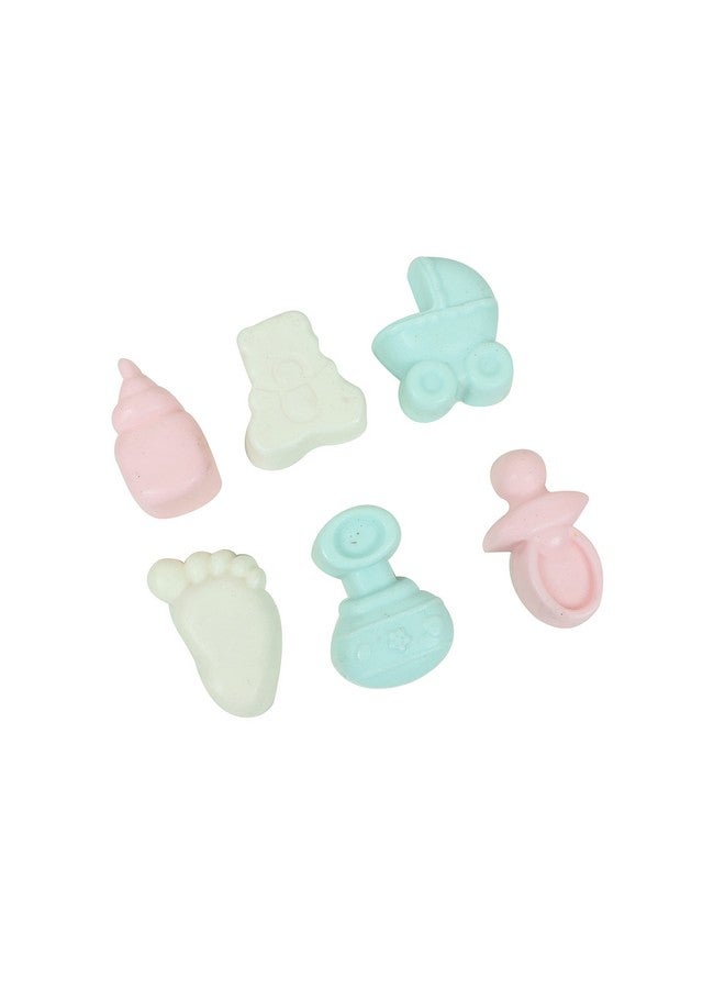 Crazy Sutra� Baby Shower Gift Set | Handmade Essentials Baby Shower Theme Soap with Body Wash and Loofah Brush | Smooth & Soft for Gifting Combo (Set of 6) - Image 4