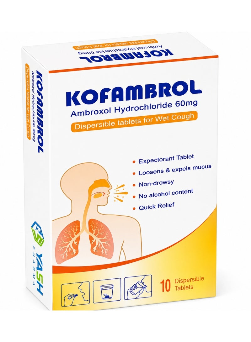 Kofambrol Odt Tablet 60mg 10’s Twin Pack