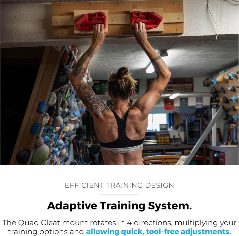 Trango Rock Prodigy Hangboard - Finger Training Board for Rock Climbing, Build Finger Strength, Home Training Board, Natural - Beech Wood, Pivot, Forge, Training Center - Image 3