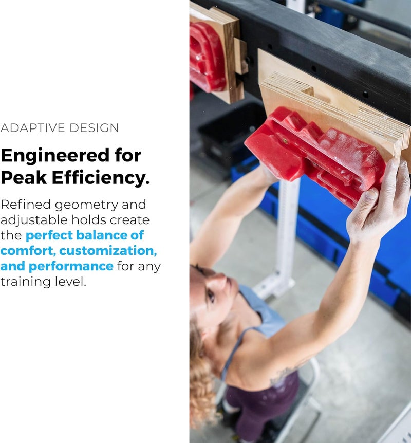 Trango Rock Prodigy Hangboard - Finger Training Board for Rock Climbing, Build Finger Strength, Home Training Board, Natural - Beech Wood, Pivot, Forge, Training Center - Image 5