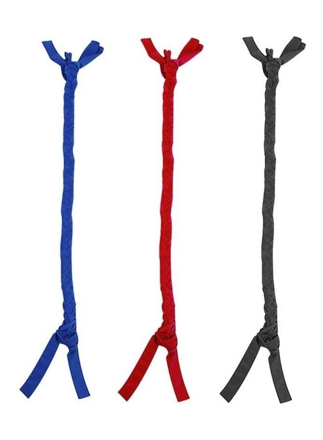 Braid-in Horse Tail Bag Durable Long with Drawstring Top (Red) - Image 1