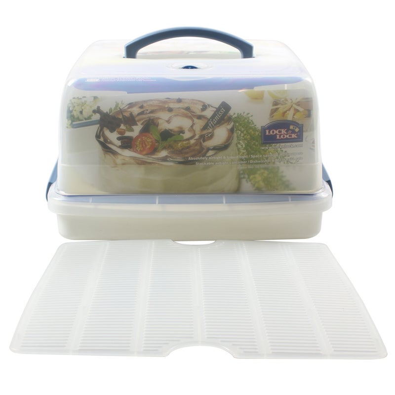 LOCK & LOCK LocknLock Food Storage Container - Airtight Leak Proof with Drain Tray - BPA Free, Microwave & Dishwasher Safe - Image 2